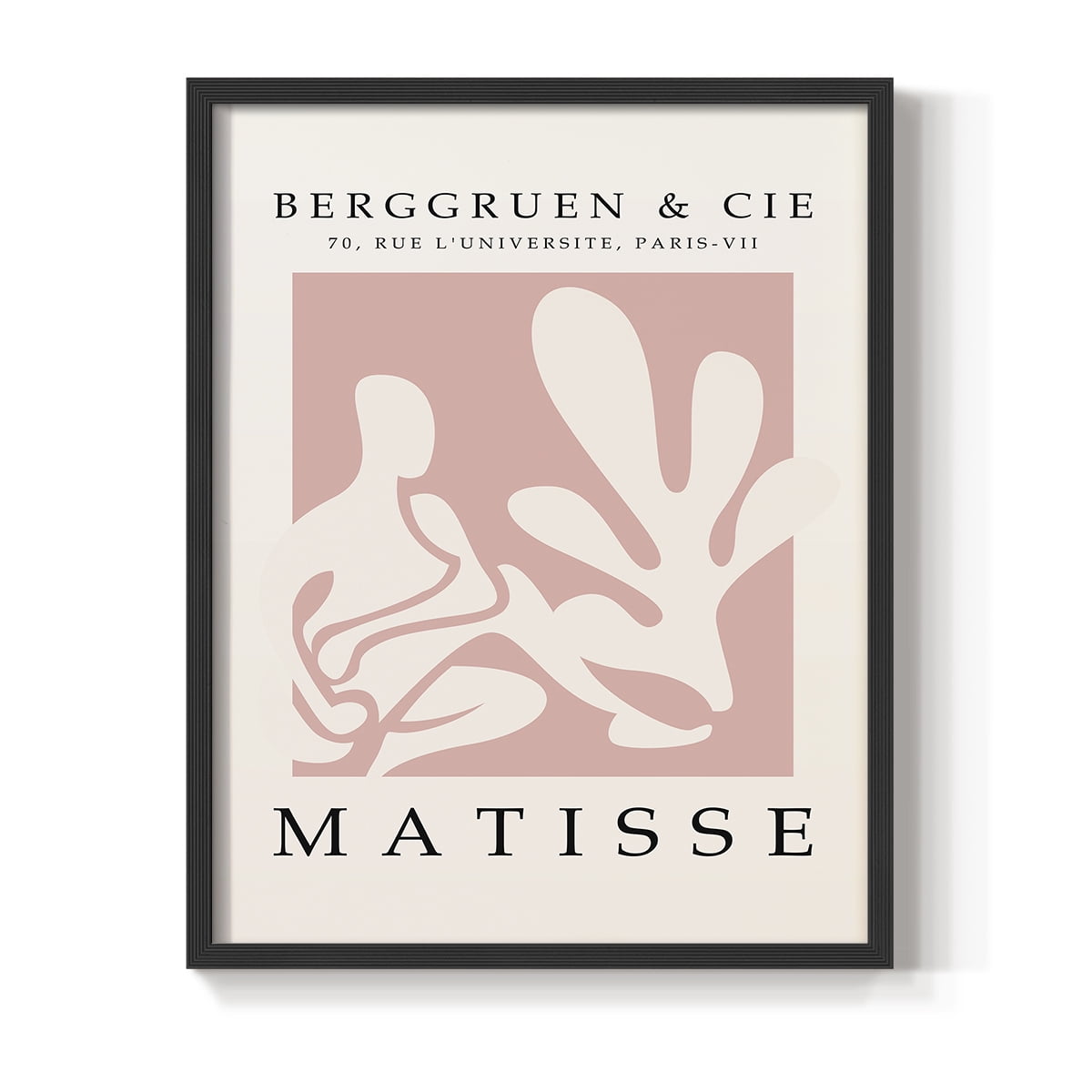 Matisse CXXXI Framed Print in Black Solid Wood 11 x 14 Framed Print