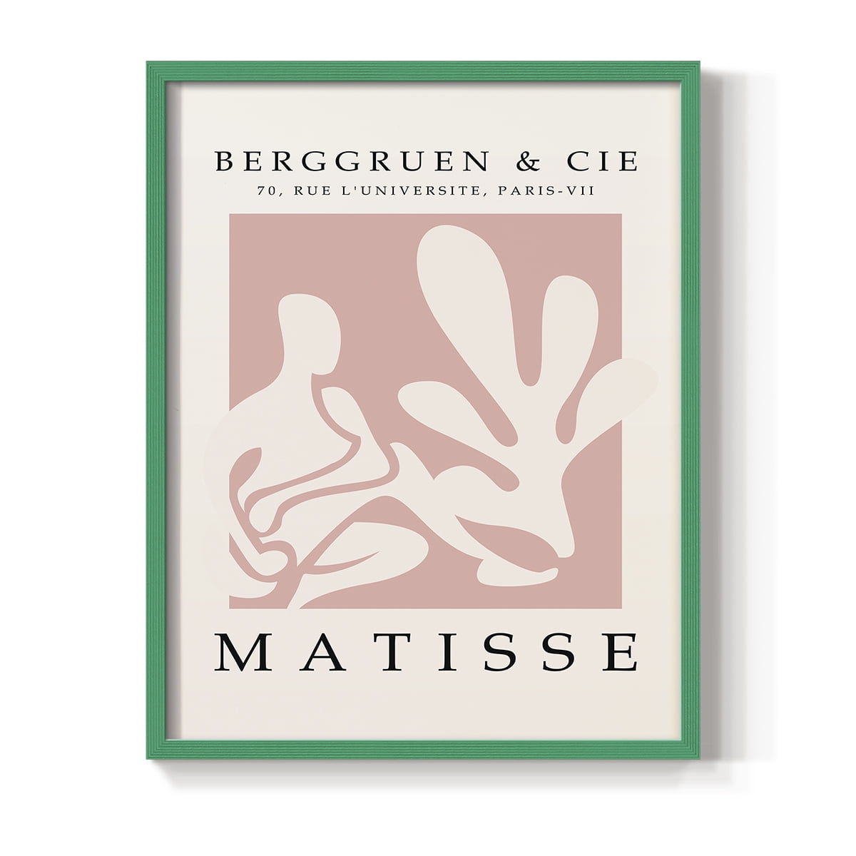 Matisse CXXXI Framed Print in Green Solid Wood 16 x 20 Framed Print