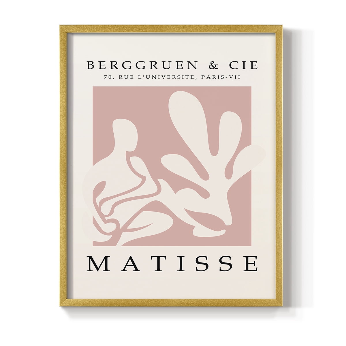 Matisse CXXXI Framed Print in Gold Solid Wood 22 x 28 Framed Print