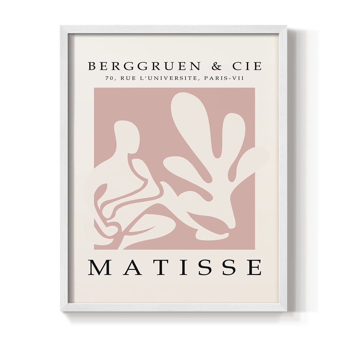 Matisse CXXXI Framed Print in White Solid Wood 8 x 10 Framed Print