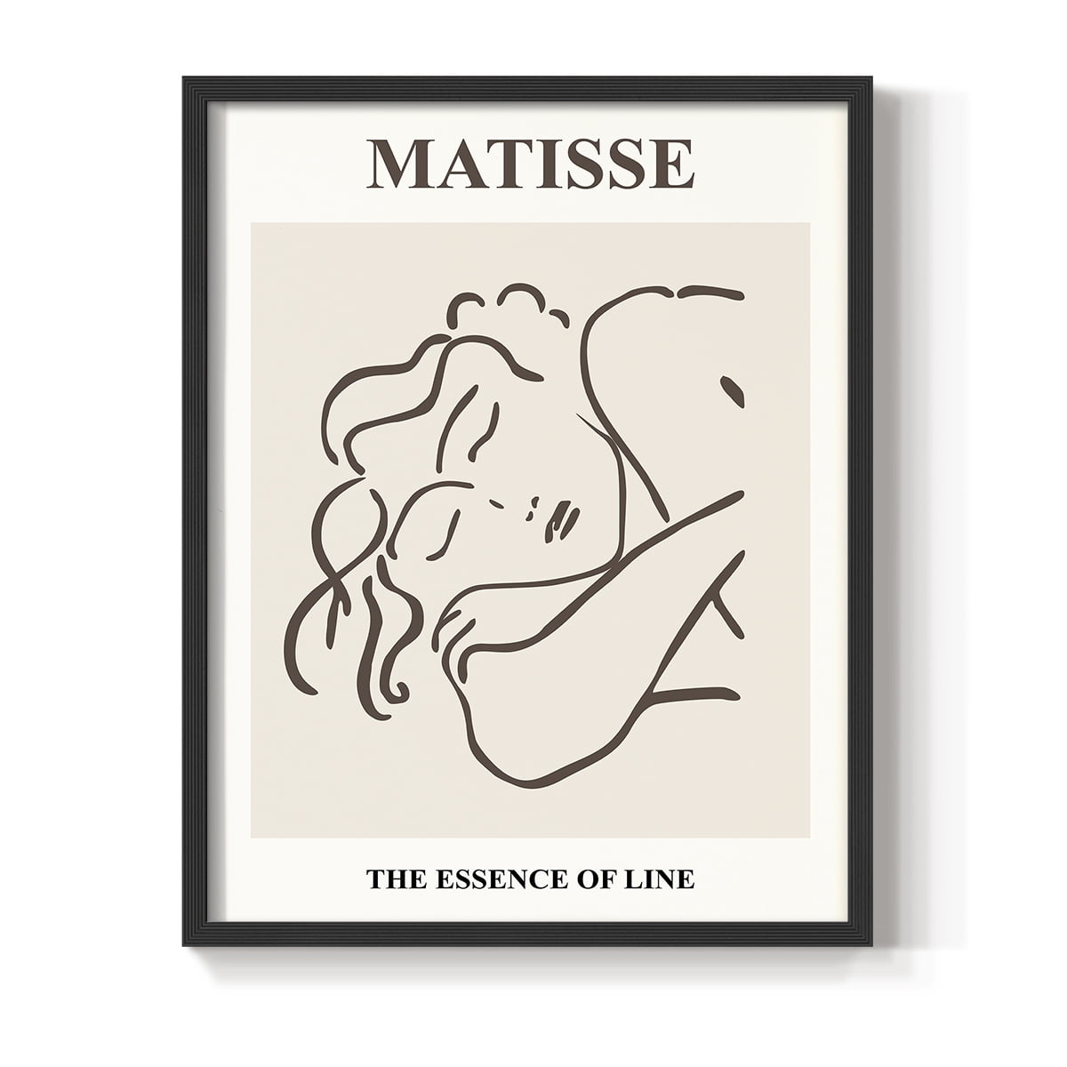 Matisse CXXXII Framed Print in Black Solid Wood 16 x 20 Framed Print
