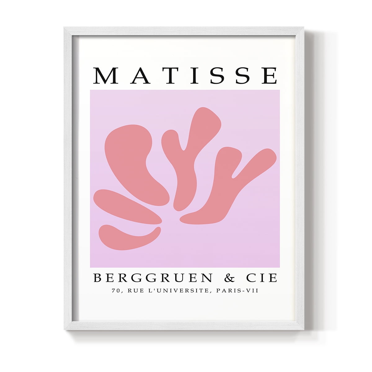 Matisse CXXXIV Framed Print in White Solid Wood 11 x 14 Framed Print