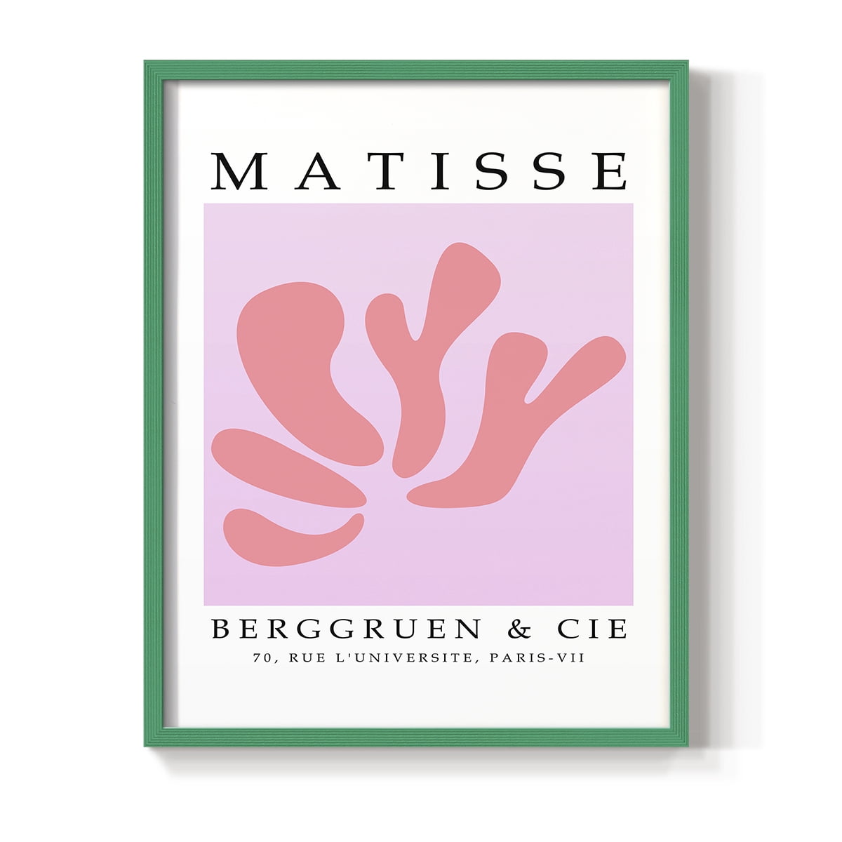 Matisse CXXXIV Framed Print in Green Solid Wood 11 x 14 Framed Print