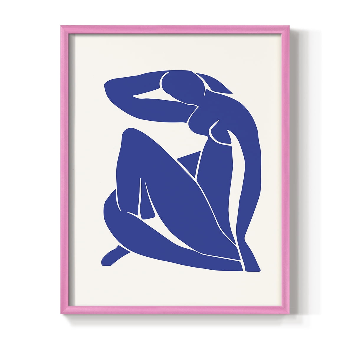 Matisse CXXXVII Framed Print in Pink Solid Wood 11 x 14 Framed Print