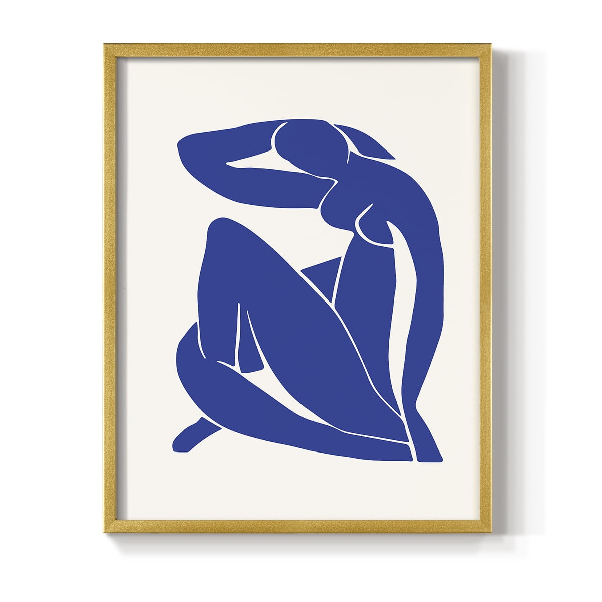 Matisse CXXXVII Framed Print in Gold Solid Wood 11 x 14 Framed Print