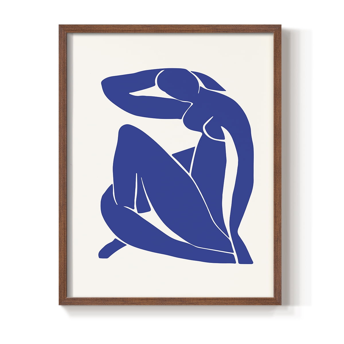 Matisse CXXXVII Framed Print in Brown Solid Wood 8 x 10 Framed Print