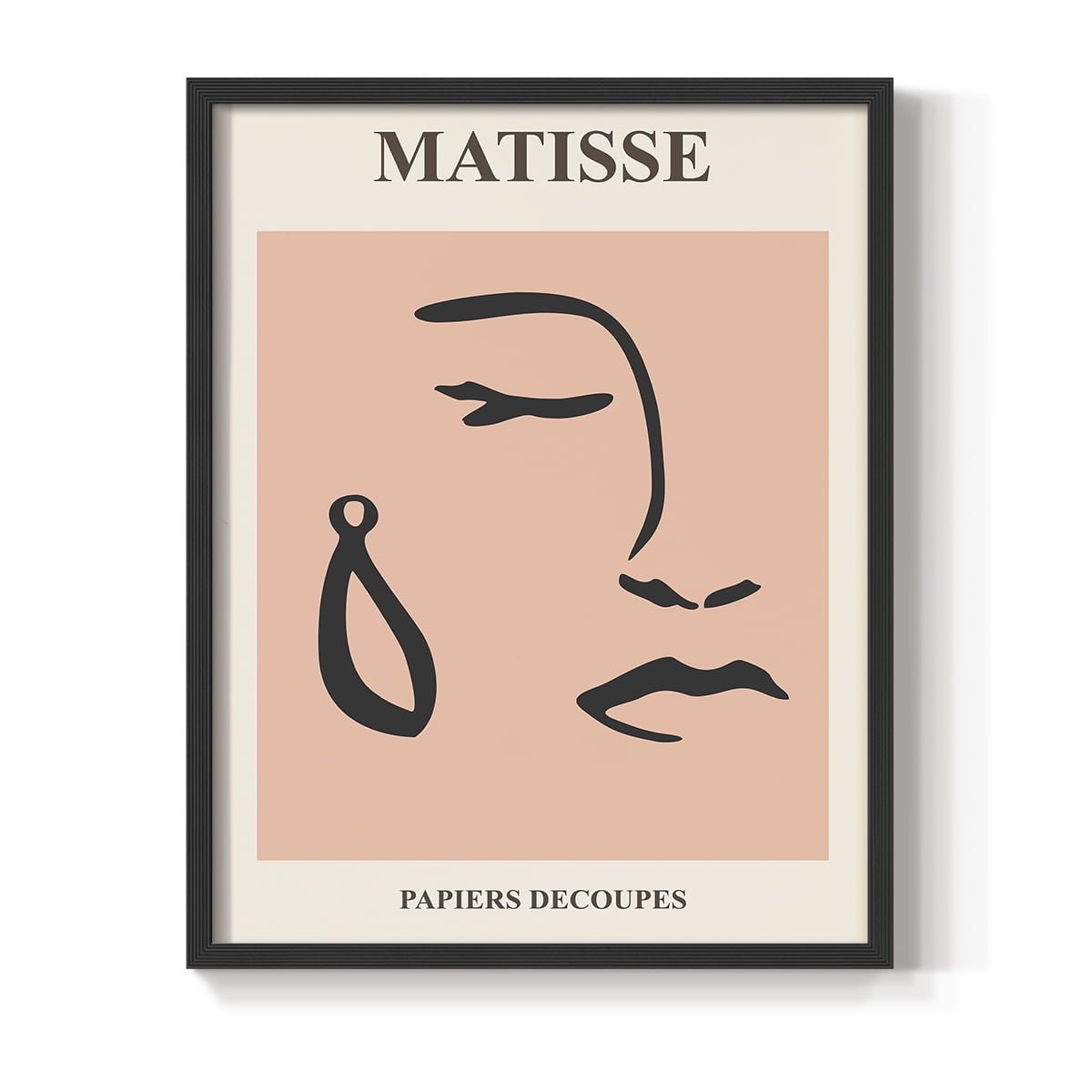 Matisse CXXXVIII Framed Print in Black Solid Wood 22 x 28 Framed Print