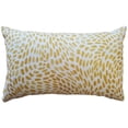 thumbnail image 1 of Matisse Dots Golden Yellow 12x19 Inch Lumbar Pillow with Polyfill Insert, 1 of 4