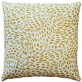 thumbnail image 1 of Matisse Dots Golden Yellow Throw Pillow 19x19 Square Polyfill Insert Woven Fabric, 1 of 4