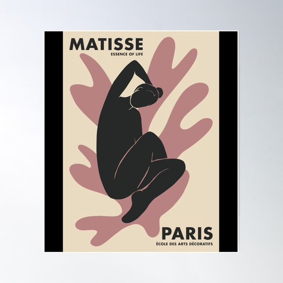 Matisse Essence Of Life Poster Poster Wall Art, Modern Wall Decor For Living Room Bedroom, 16x24 UNFRAMED