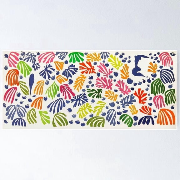 Matisse Floral Pattern Poster, Poster Only