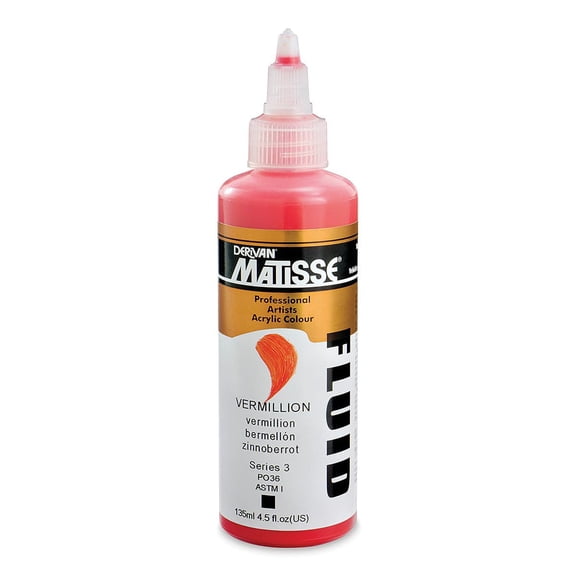 Matisse Fluid Acrylic - Vermillion, 135 ml