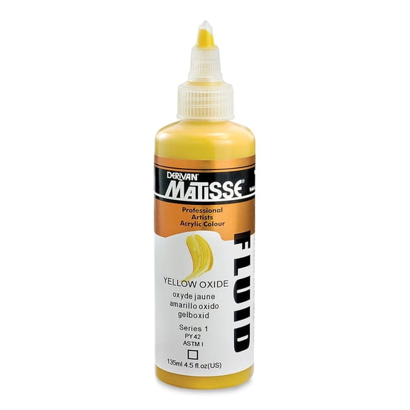 Matisse Fluid Acrylic - Yellow Oxide, 135 ml