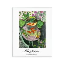Stupell Industries Matisse Goldfish Still Life Wall Plaque Art, design by Vintage Hustle, 14 x 11