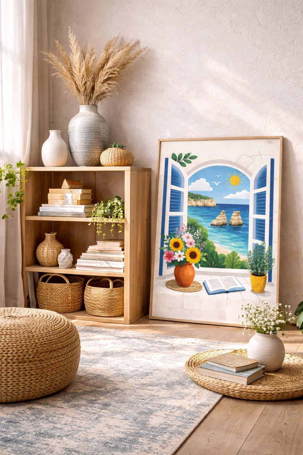 Matisse Inspired Open Window Print Mediterranean Seaside Fauvist Art ...