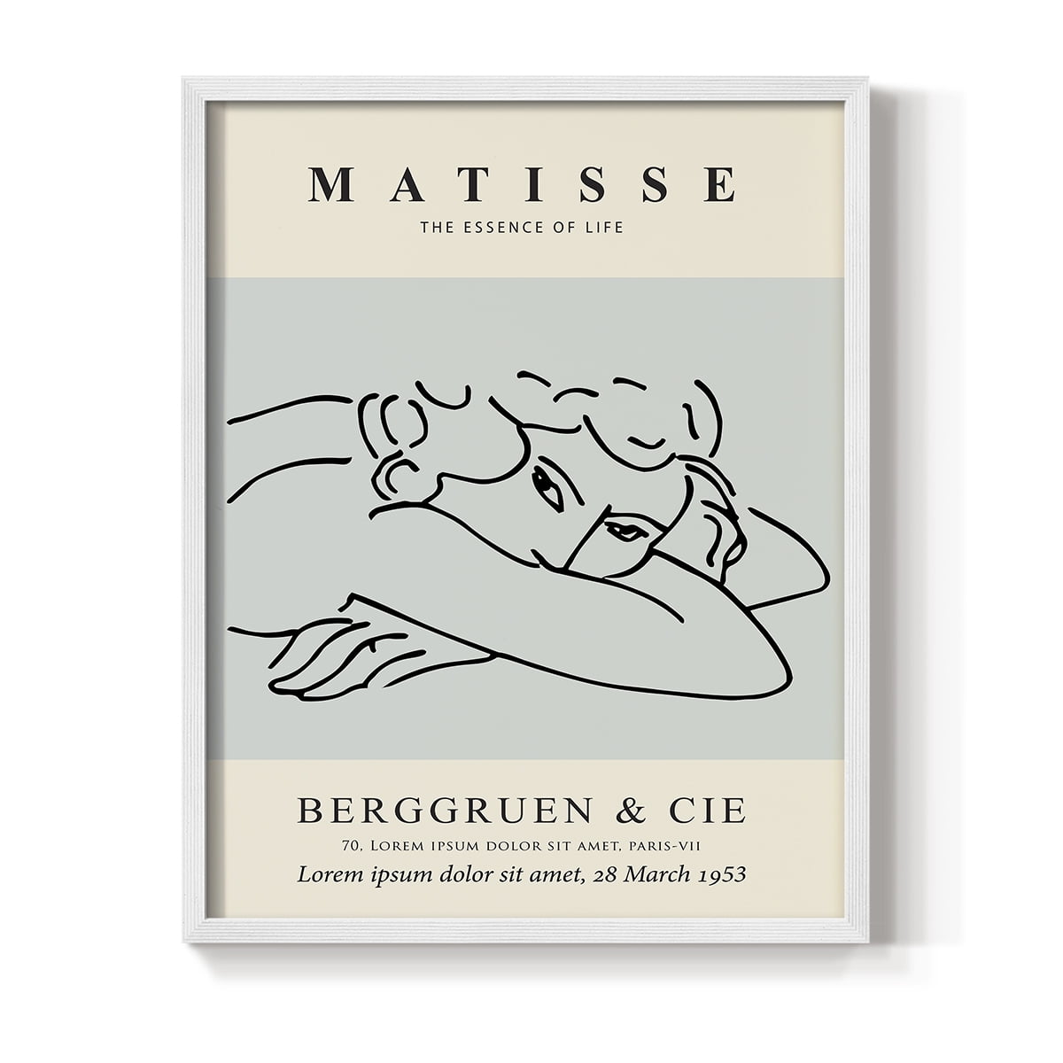 Matisse L Framed Print - Solid Wood