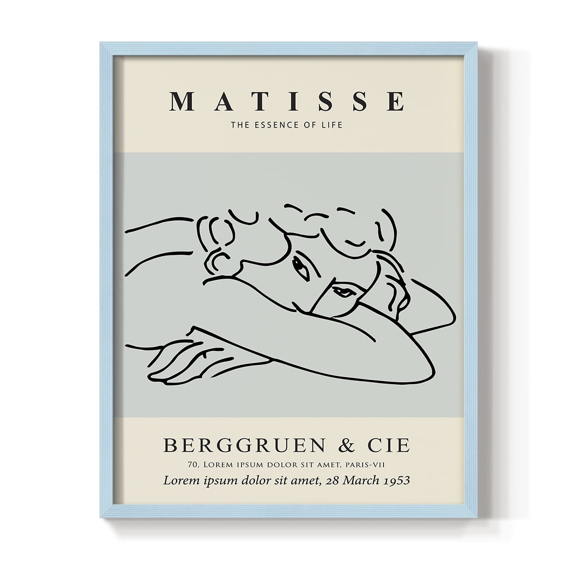 Matisse L Framed Print - Solid Wood