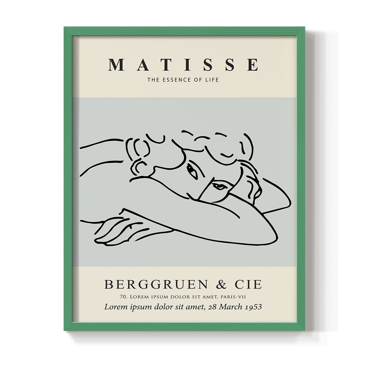 Matisse L Framed Print - Solid Wood