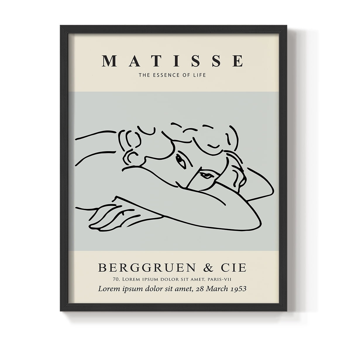 Matisse L Framed Print - Solid Wood