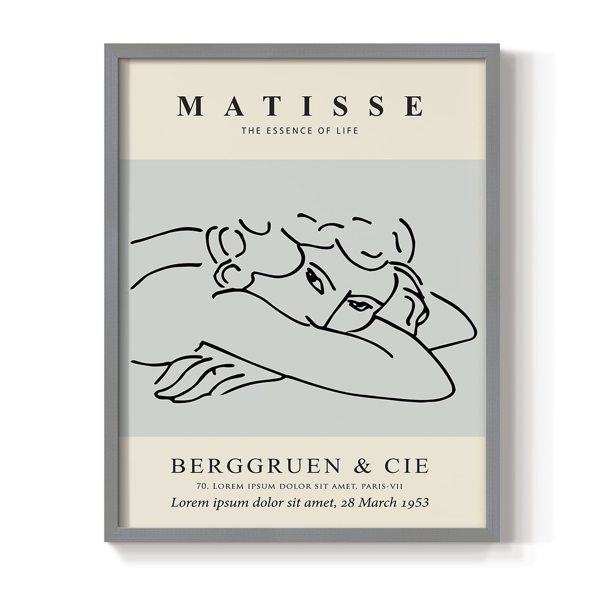 Matisse L Framed Print - Solid Wood