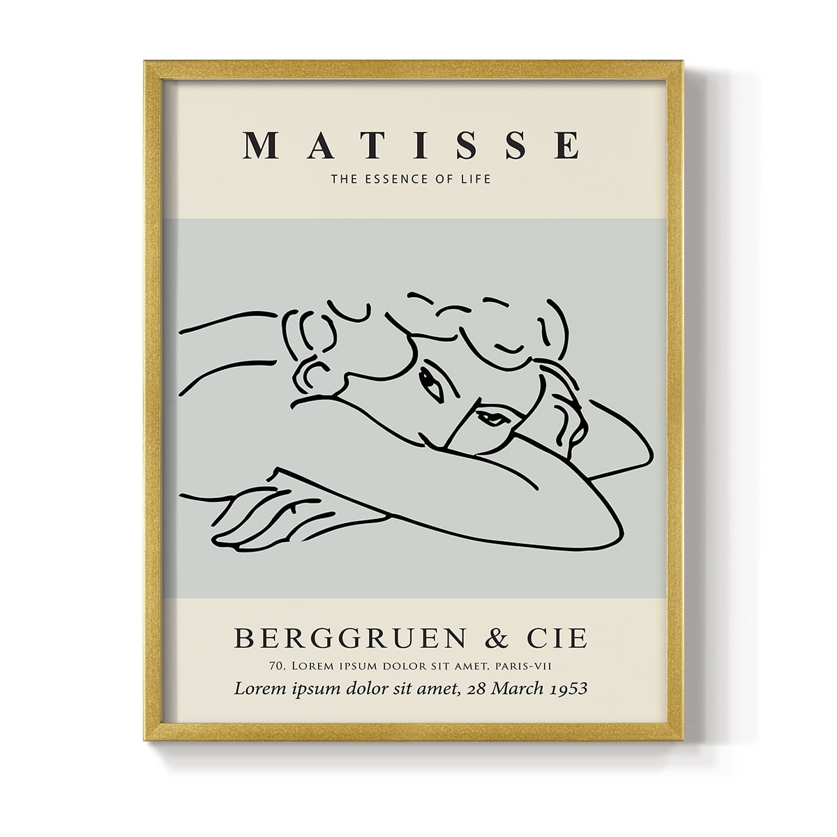 Matisse L Framed Print - Solid Wood