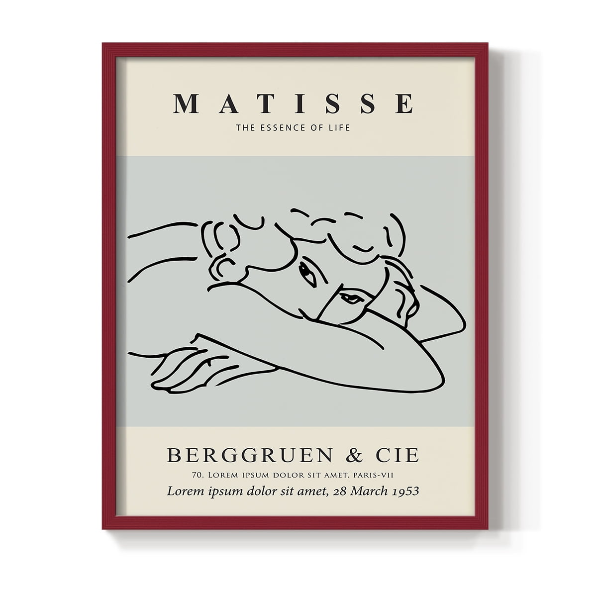 Matisse L Framed Print - Solid Wood