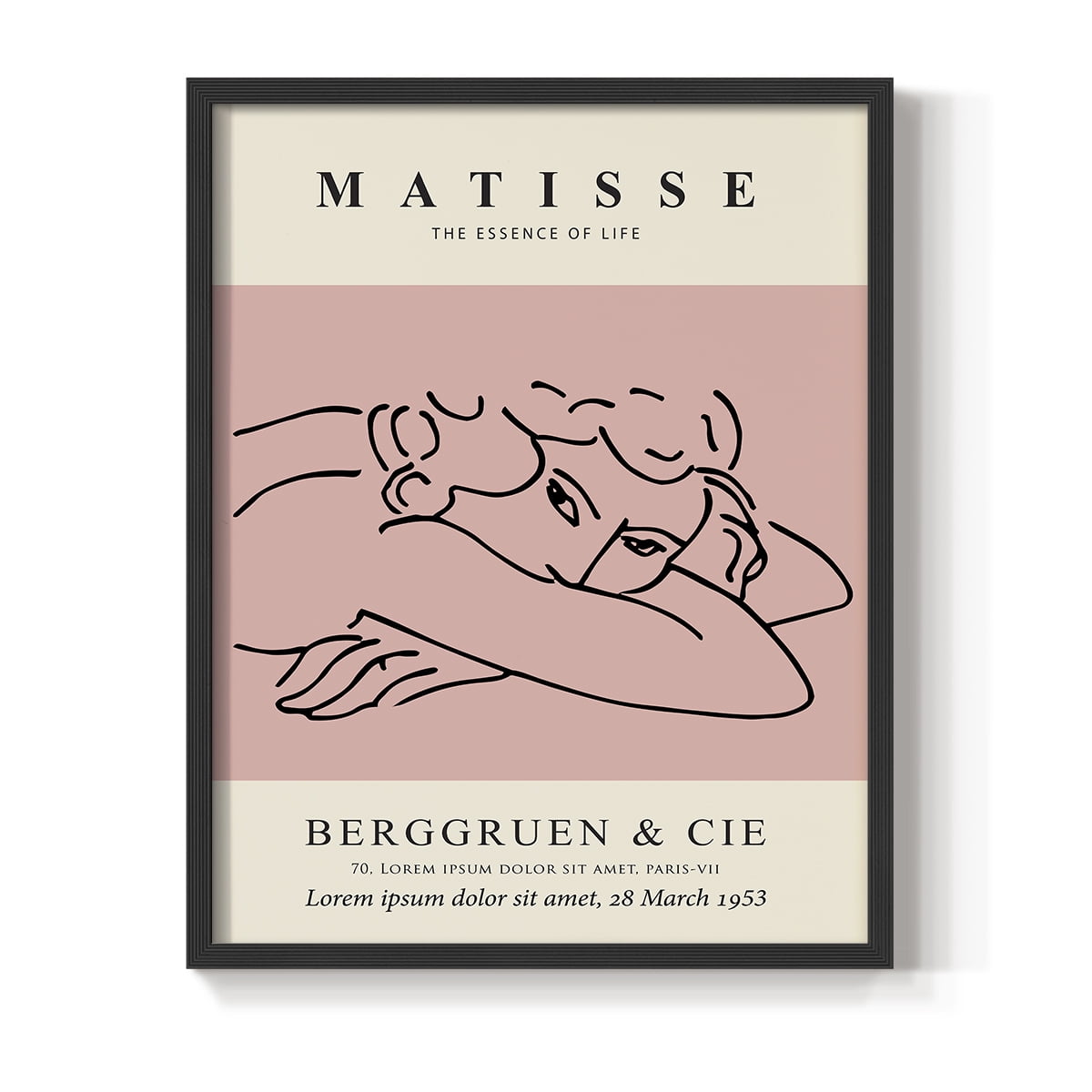 Matisse LI Framed Print - Solid Wood