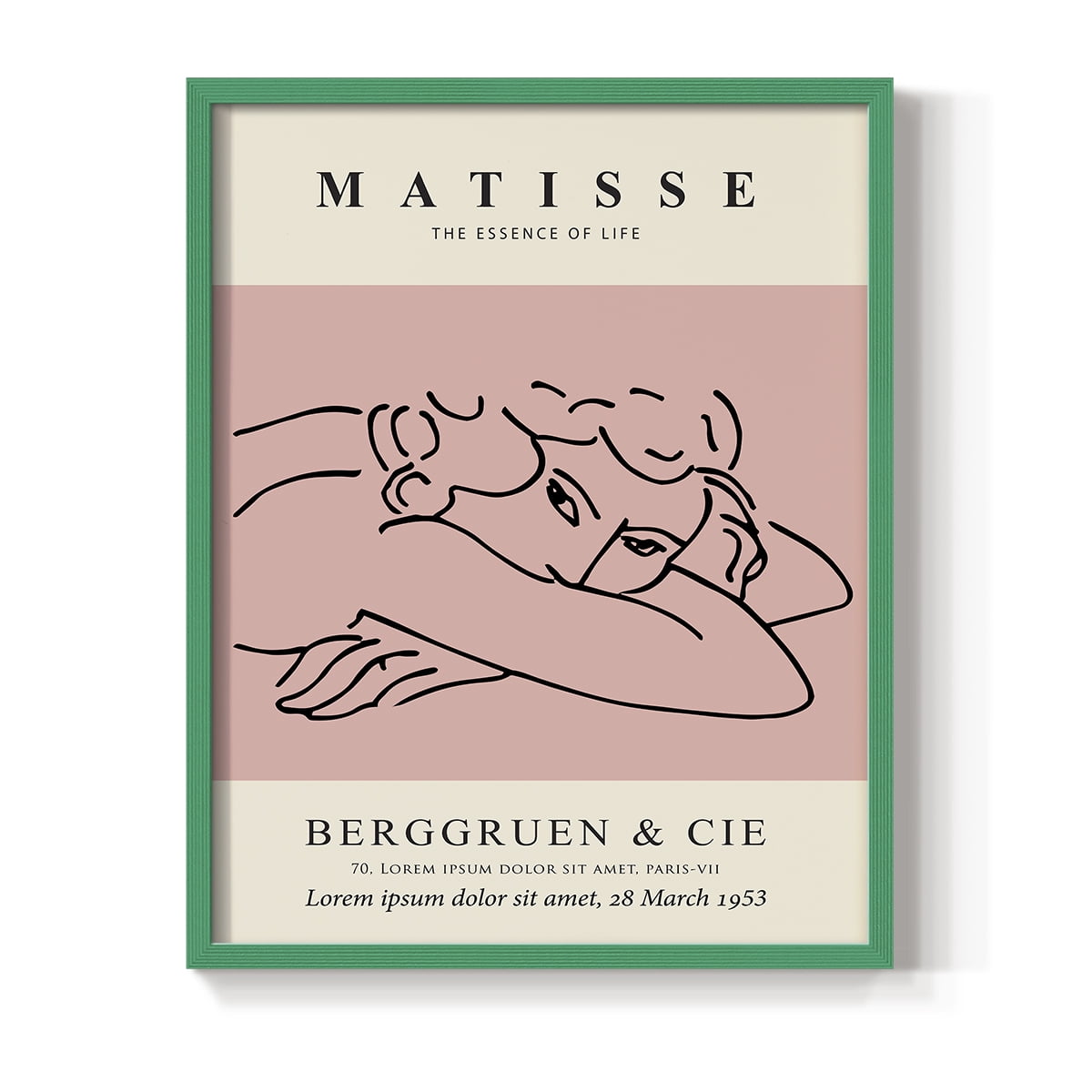 Matisse LI Framed Print - Solid Wood