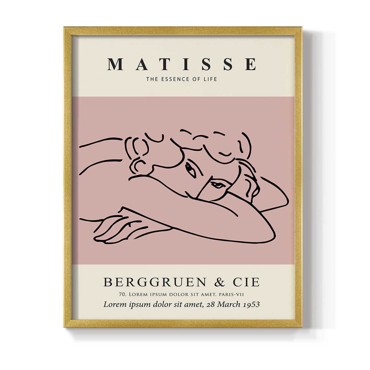Matisse LI Framed Print - Solid Wood