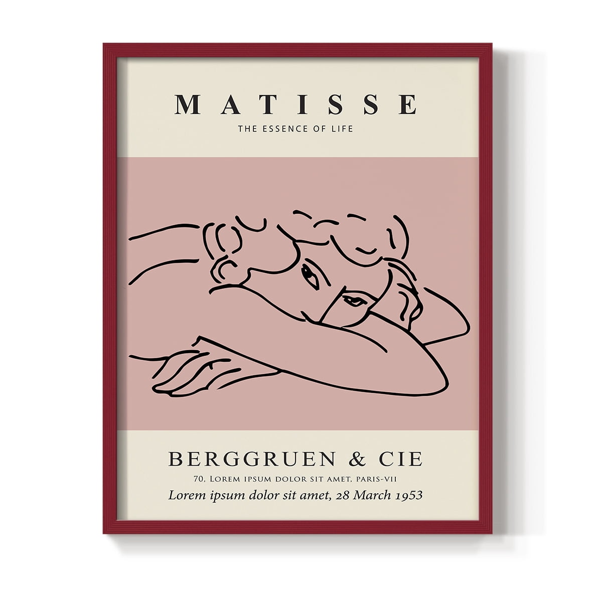 Matisse LI Framed Print - Solid Wood