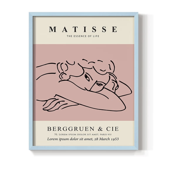 Matisse LI Framed Print - Solid Wood