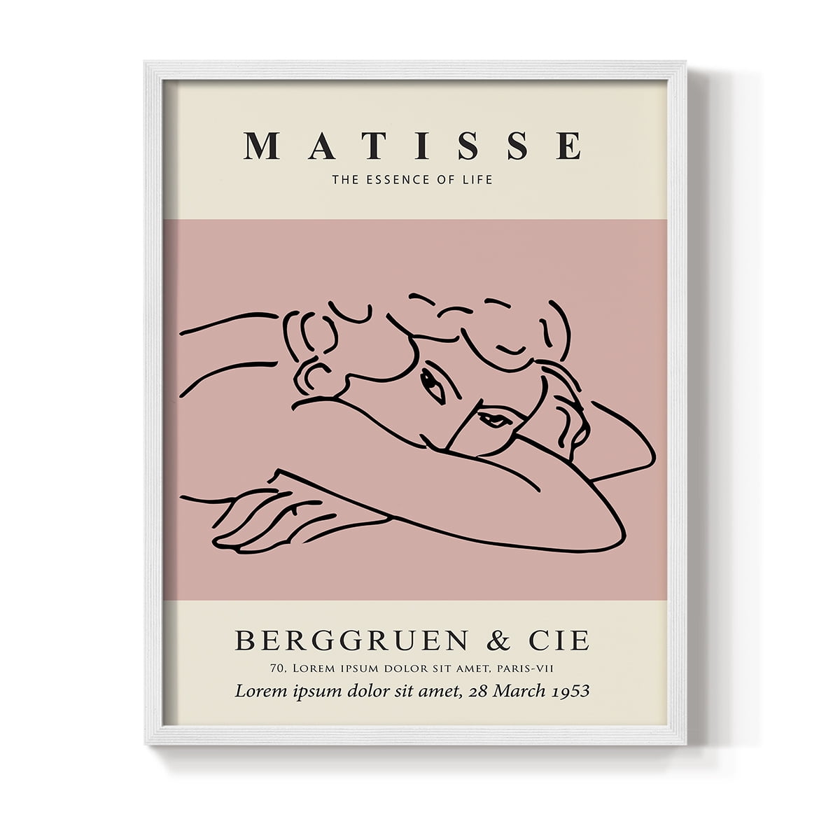 Matisse LI Framed Print - Solid Wood