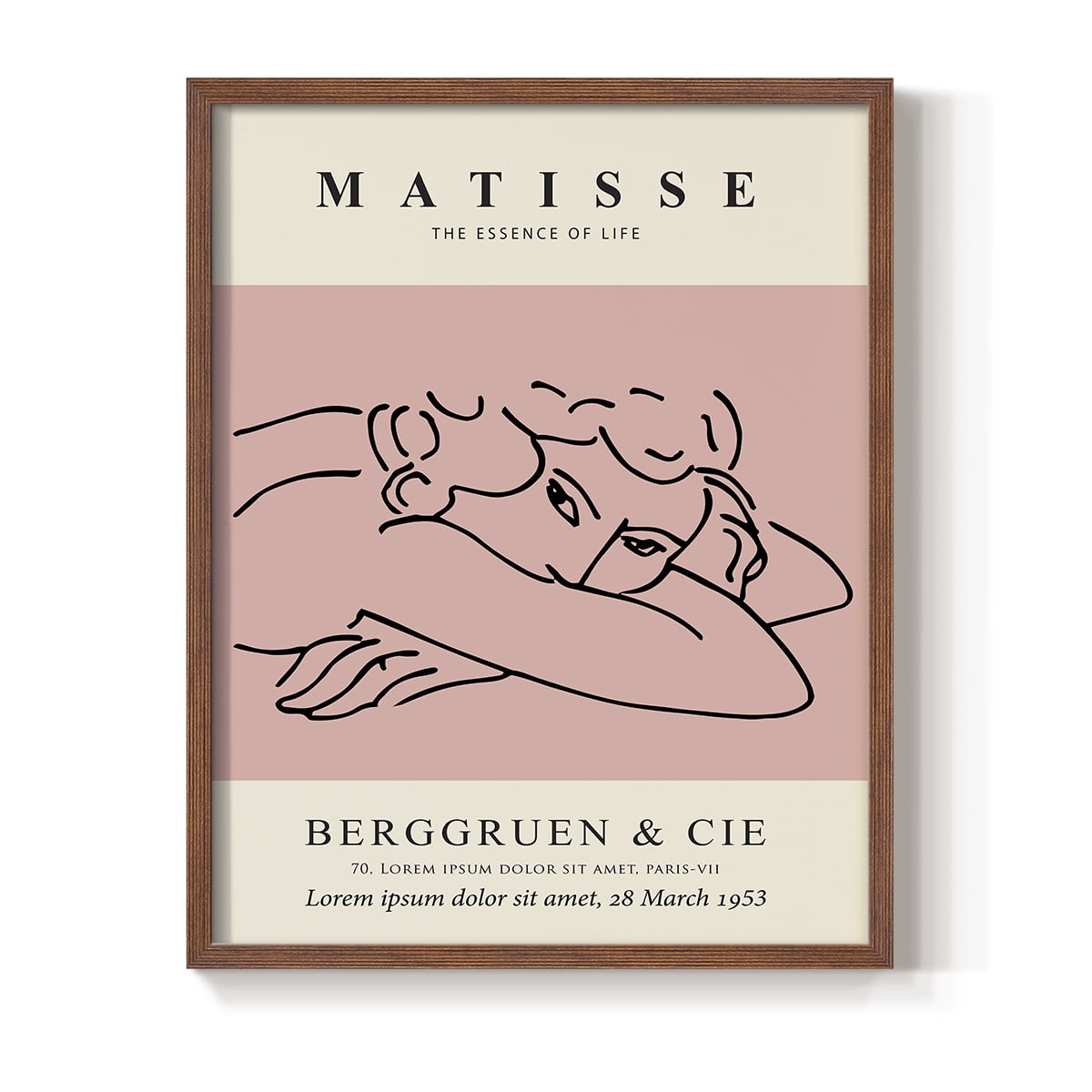 Matisse LI Framed Print - Solid Wood