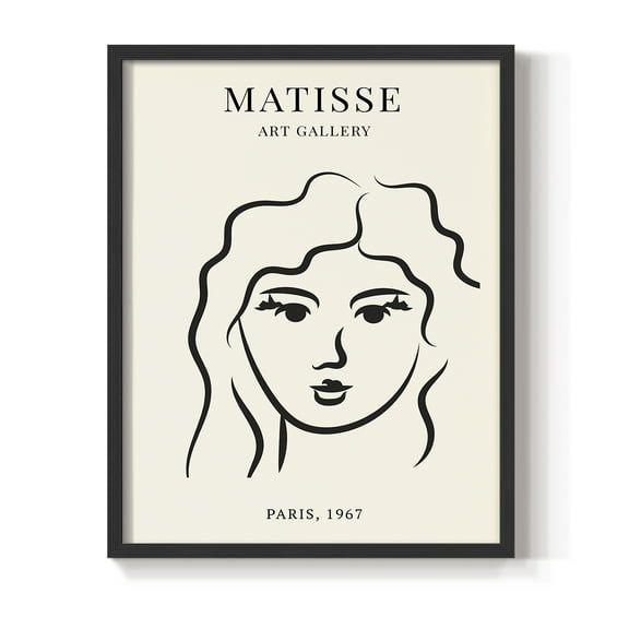 Matisse LXX Framed Print - Solid Wood