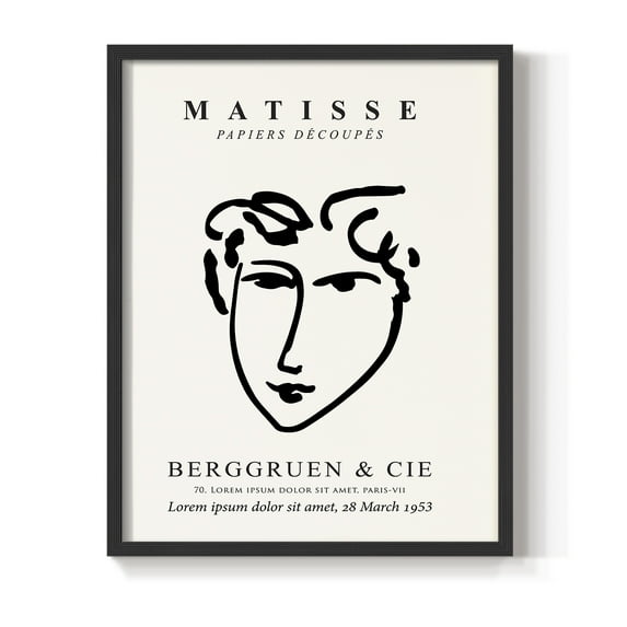 Matisse LXXVI Framed Print - Solid Wood