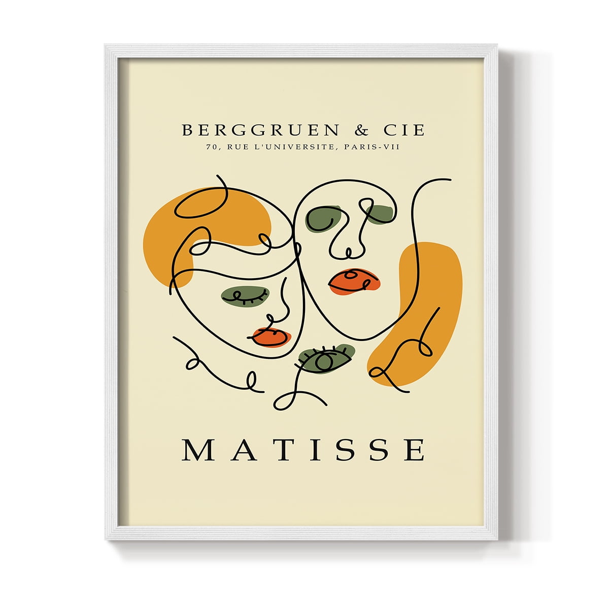 Matisse LXXX Framed Print - Solid Wood