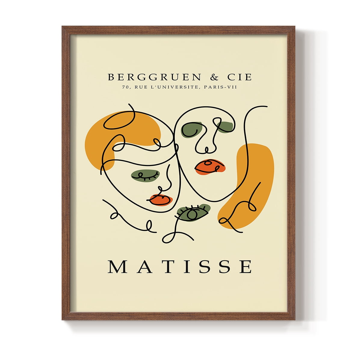 Matisse LXXX Framed Print - Solid Wood