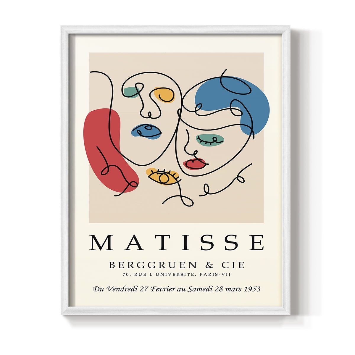 Matisse LXXXIII Framed Print - Solid Wood
