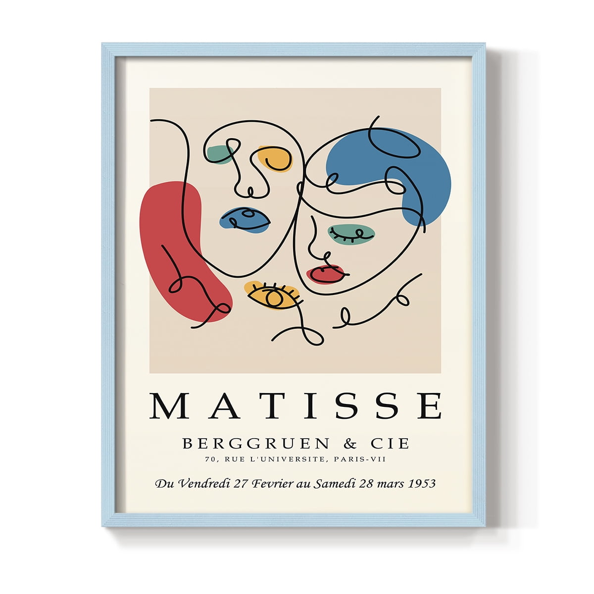 Matisse LXXXIII Framed Print - Solid Wood