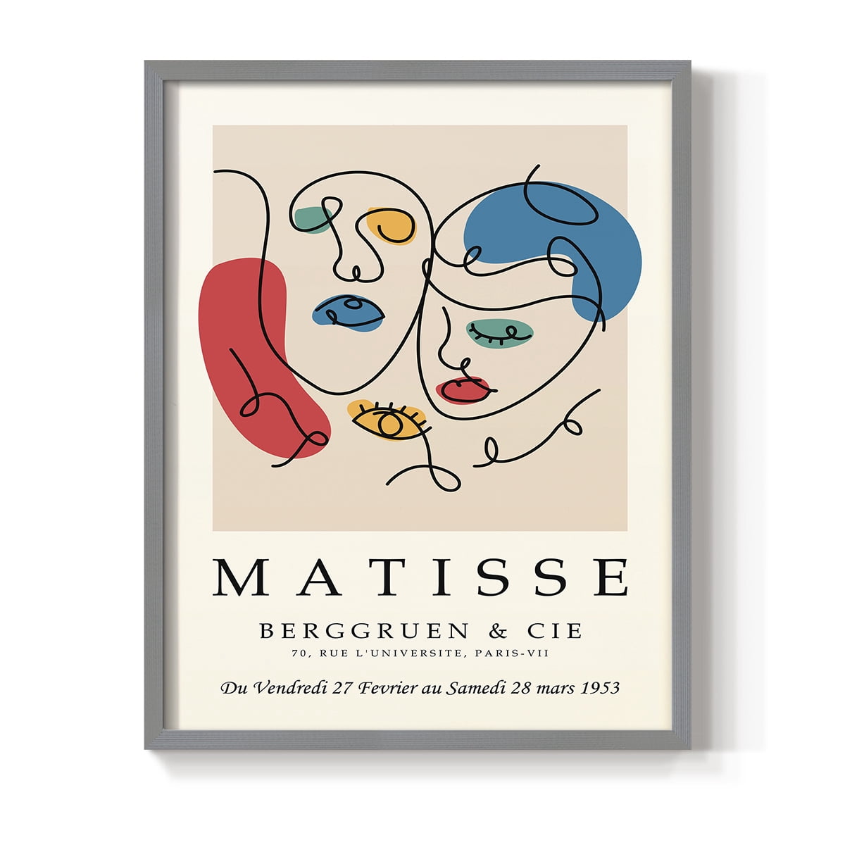 Matisse LXXXIII Framed Print - Solid Wood
