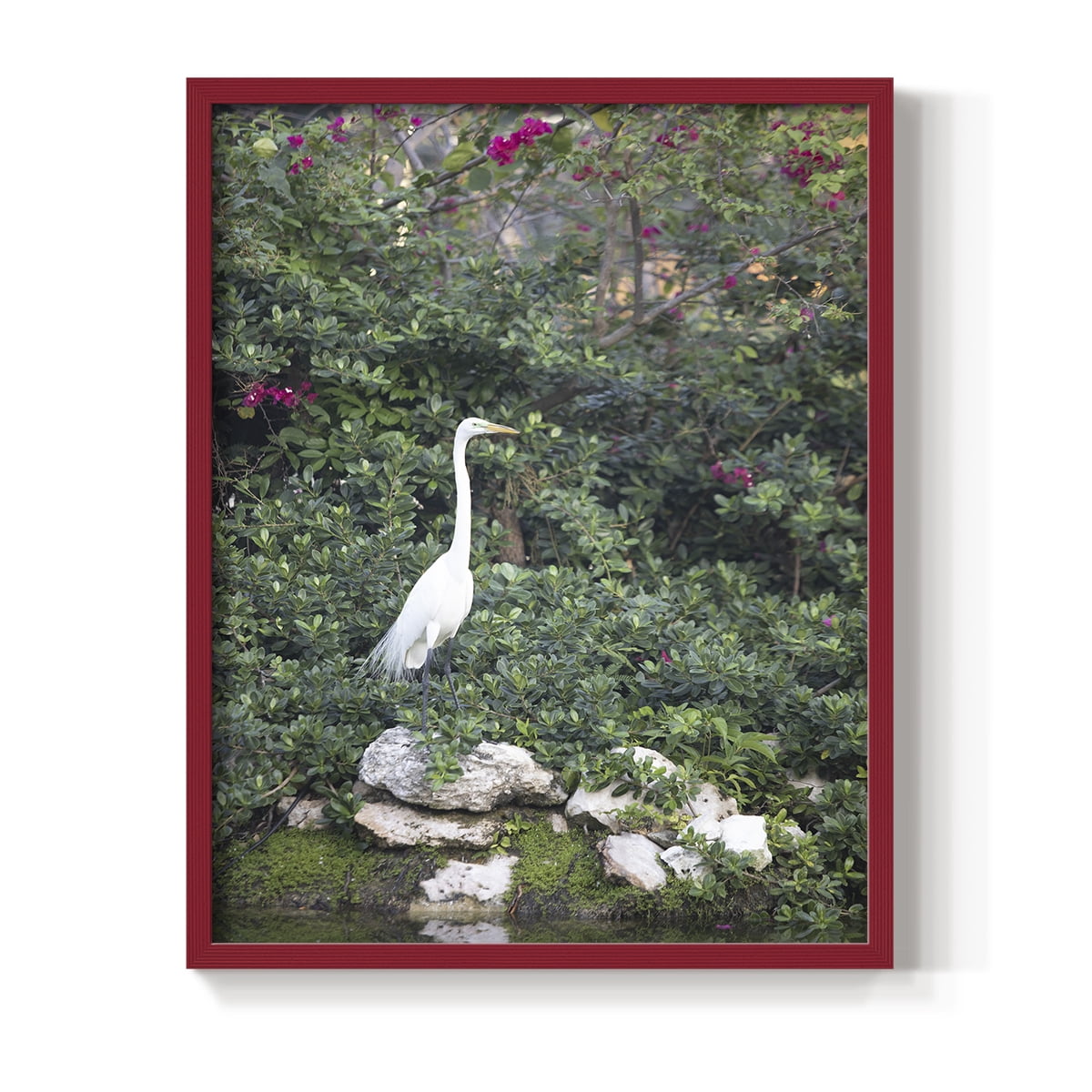 Matisse MDCCCXXI Framed Print in Red Solid Wood 22 x 28 Framed Print