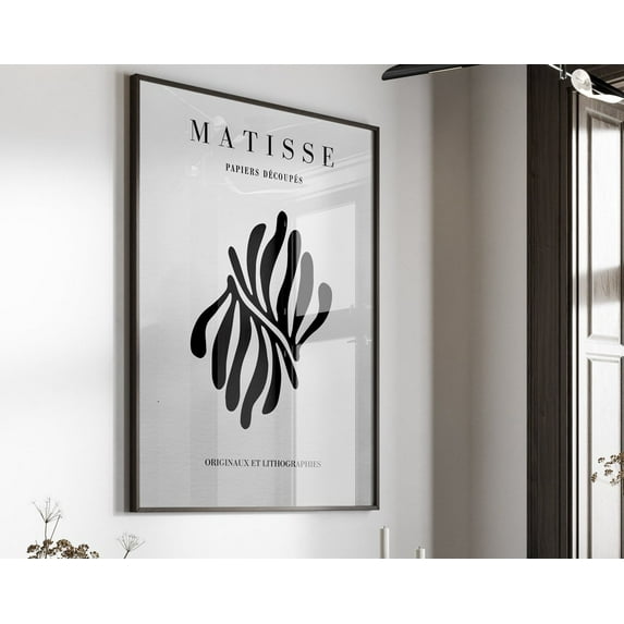 Matisse Print, Maximalist Decor, Large Wall Art, Mid Century Modern, Minimalist Wall Art Wall Art, Modern Wall Decor, 8x12 UNFRAMED