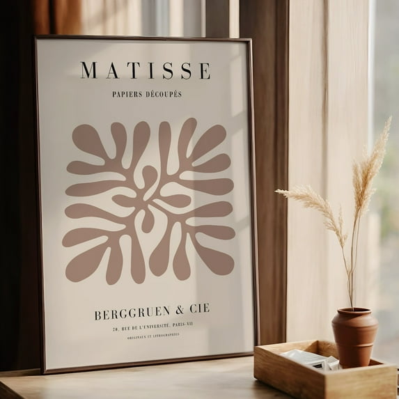 Matisse Print, Maximalist Decor, Mid Century Modern, Minimalist Wall Art, Wall Decor Wall Art, Modern Wall Decor, 8x12 UNFRAMED