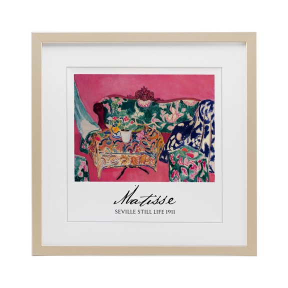 Stupell Industries Matisse Seville Still Life Birch Framed Print Under Glass, design by Vintage Hustle, 13 x 13
