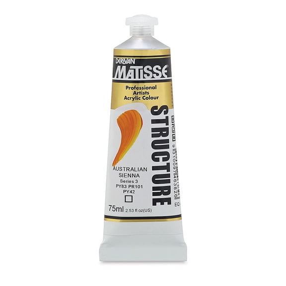 Matisse Structure Paint - Australian Sienna, 75 ml