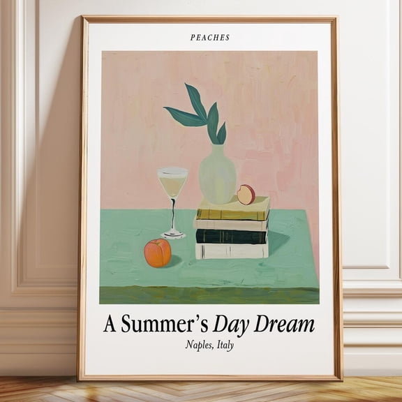 Matisse Style Still Life Print: Summer'S Day Dream - Kitchen Wall Art UNFRAMED PAPER POSTER, Home Decor, Vintage Gift, Living Room Dercor