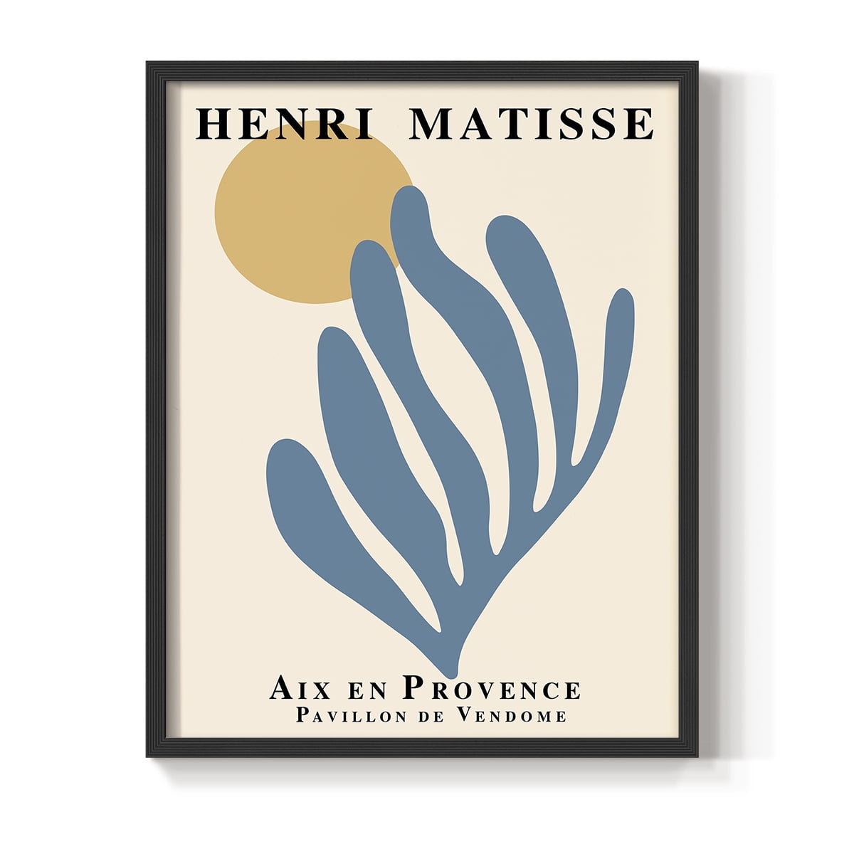 Matisse XCI Framed Print - Solid Wood