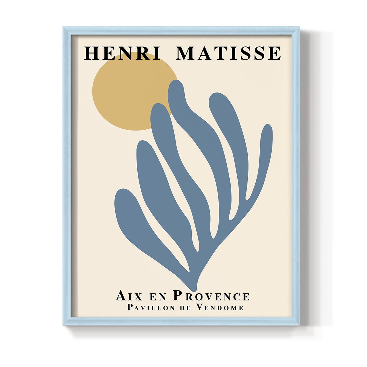 Matisse XCI Framed Print - Solid Wood
