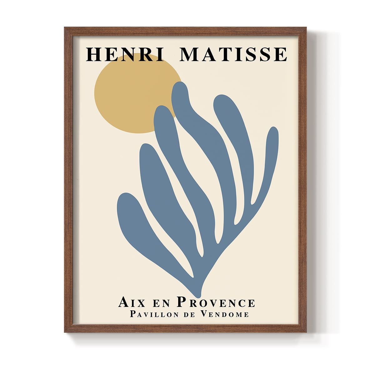 Matisse XCI Framed Print - Solid Wood