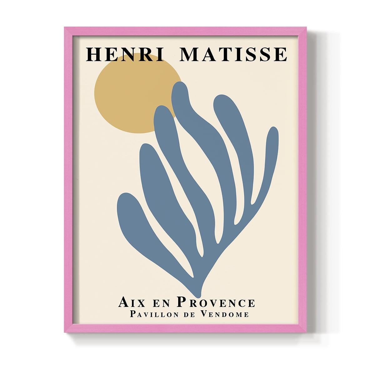 Matisse XCI Framed Print - Solid Wood